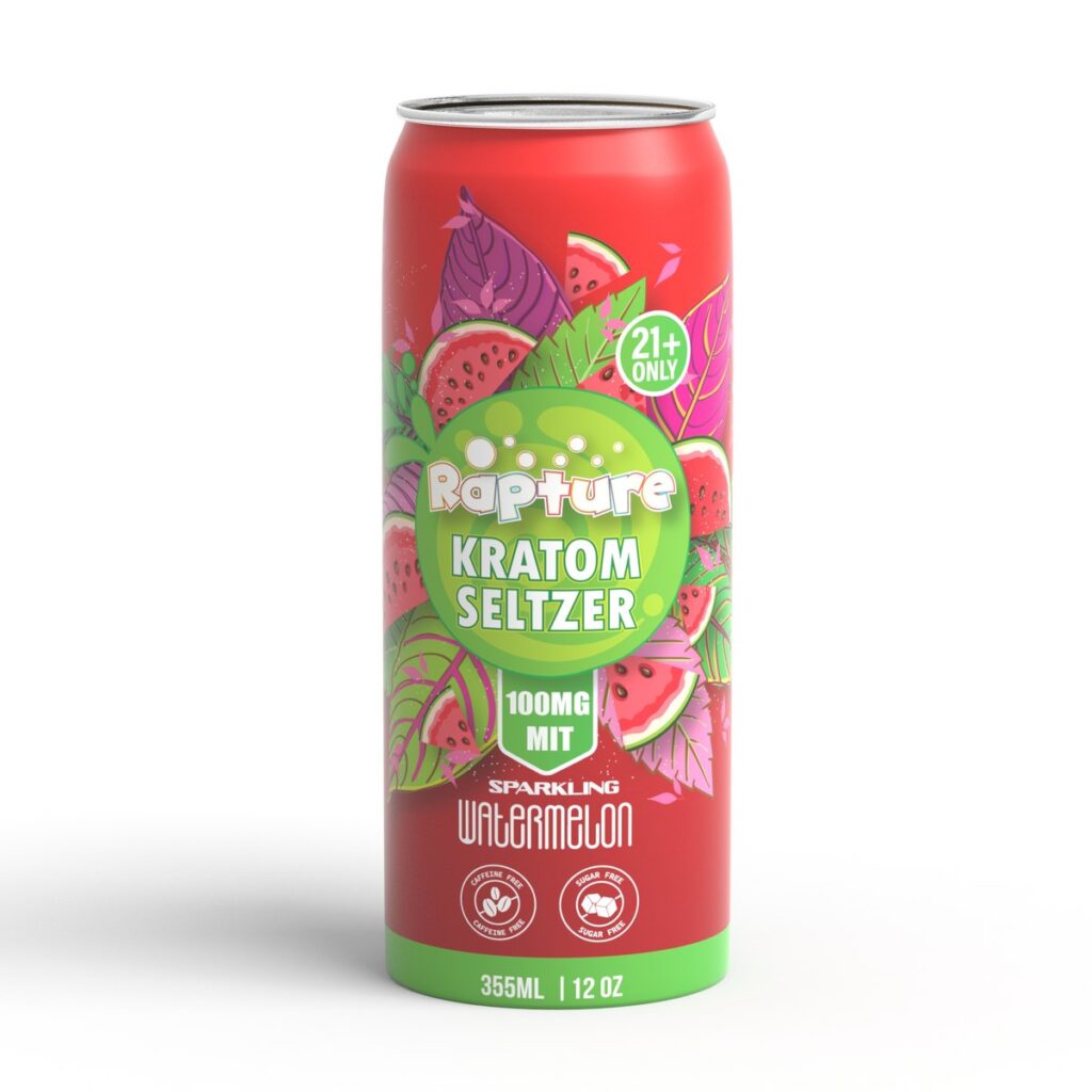 Buy Rapture 100mg Watermelon Kratom Seltzer online - 100mg MIT kratom seltzer 12oz can