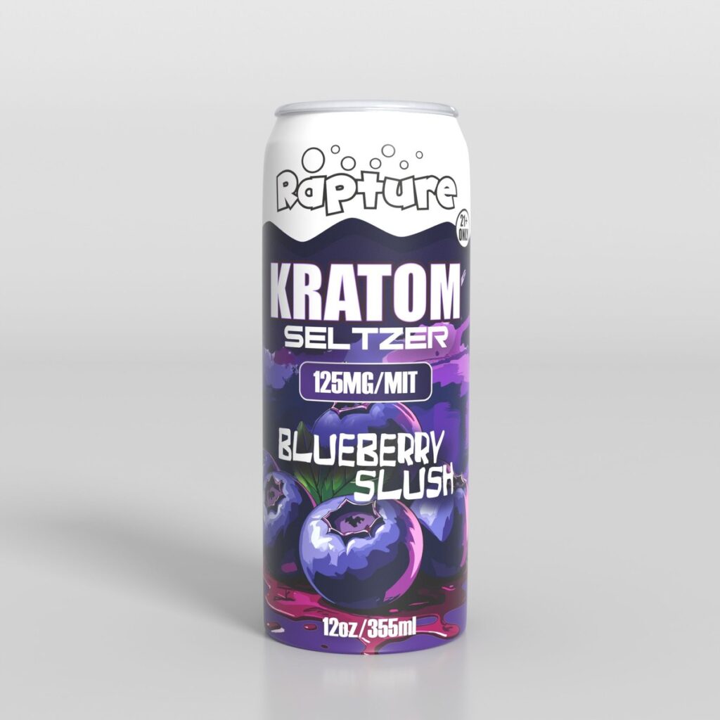 Buy Rapture 125mg Blueberry Slush Kratom Seltzer online - 125mg MIT kratom seltzer 12oz can