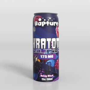 Buy Rapture 175mg Berry Blast Kratom Seltzer online - 175mg MIT kratom seltzer 12oz can