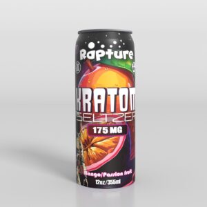 Buy Rapture 175mg Mango Passion Fruit Kratom Seltzer online - 175mg MIT kratom seltzer 12oz can